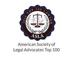 2016 Top 100 Lawyers ASLA American Society of Legal Advocates Top 100